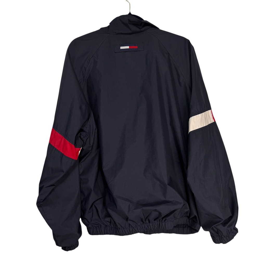 Vintage Tommy Hilfiger Golf Navy Windbreaker Poipu Bay Fleece Lined XL 105439 - Picture 8 of 14
